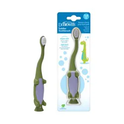 Dr. Brown's's Dinosaur Toddler Toothbrush, Green
