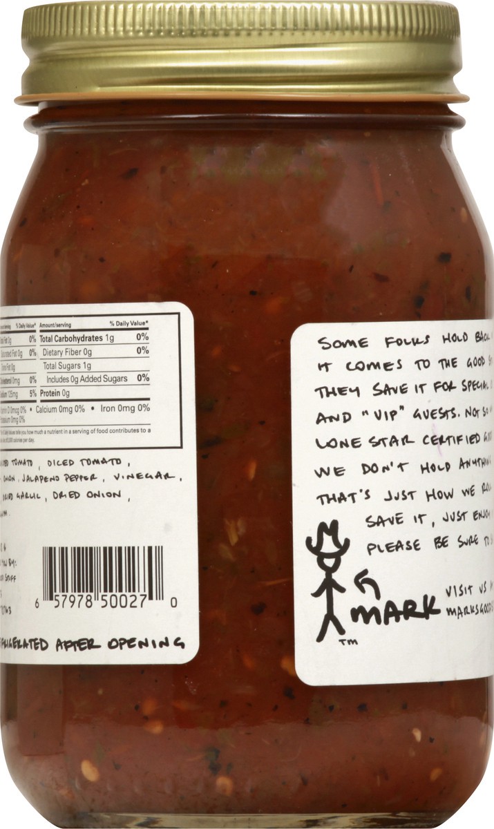 slide 7 of 9, Mark's Good Stuff Medium Roasted Salsa 16 oz, 16 oz