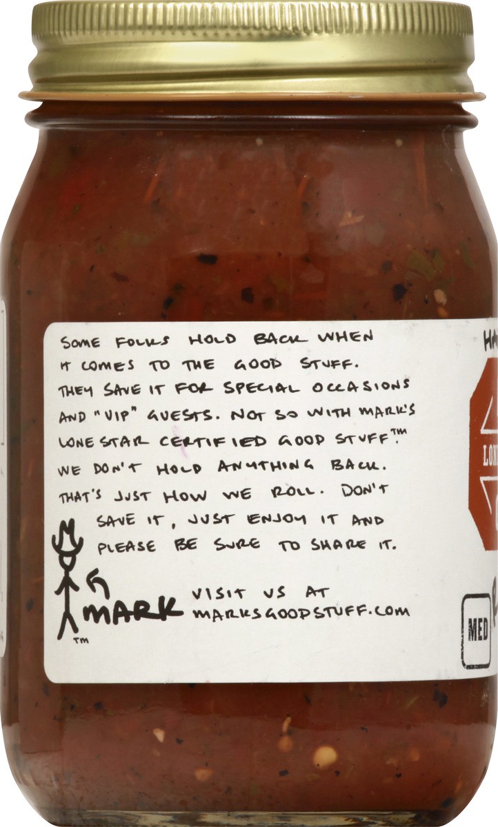 slide 6 of 9, Mark's Good Stuff Medium Roasted Salsa 16 oz, 16 oz