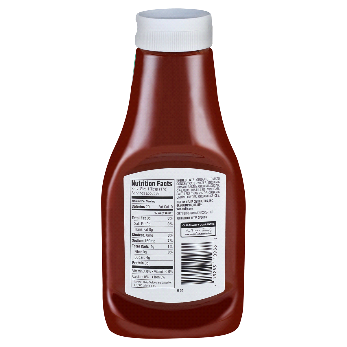 slide 2 of 2, True Goodness Organic Ketchup, 38 oz