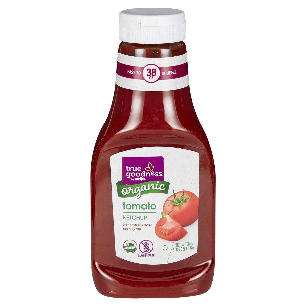 slide 1 of 2, True Goodness Organic Ketchup, 38 oz