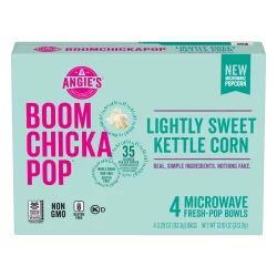 Angie's BOOMCHICKAPOP Lightly Sweet Kettle Corn Microwave Popcorn