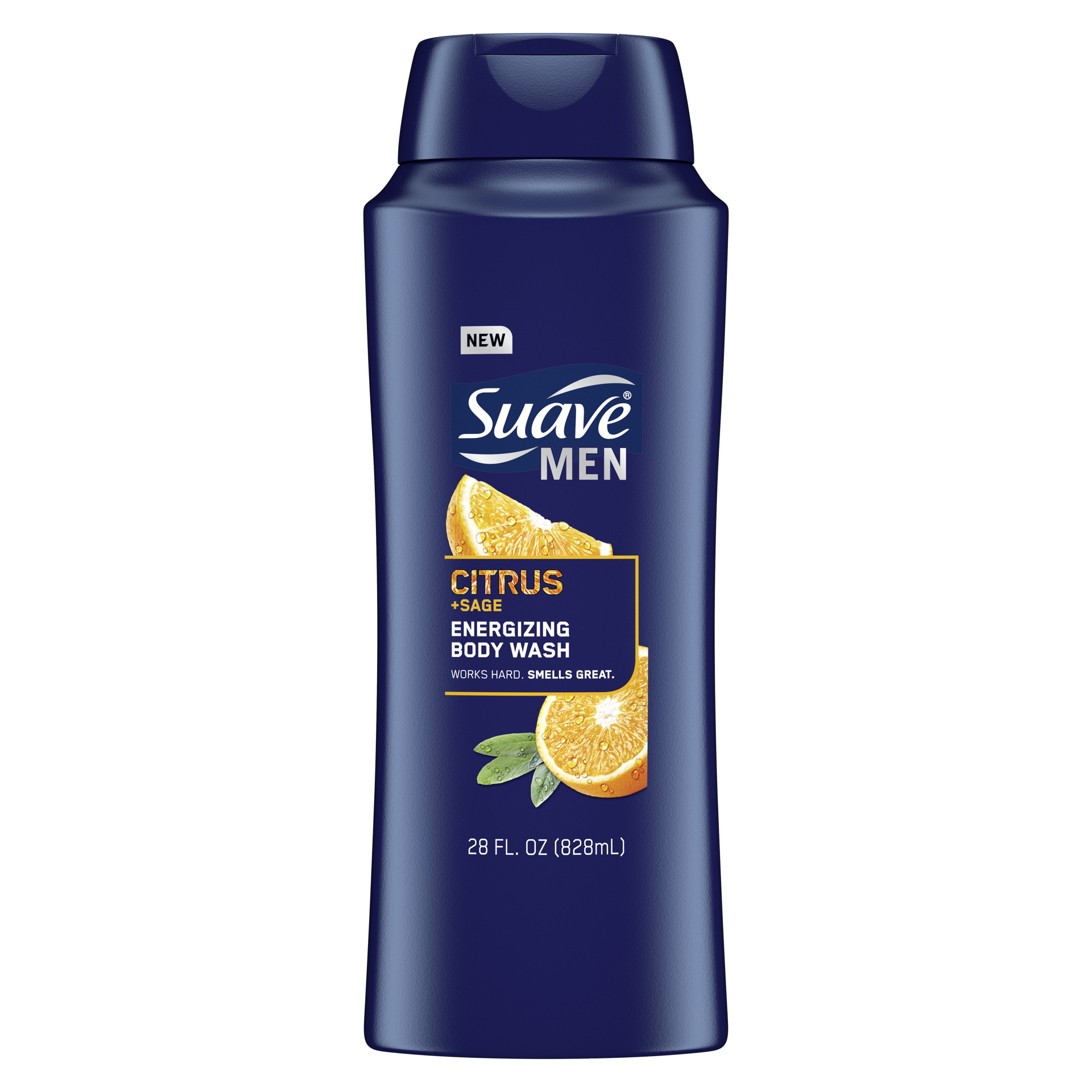 slide 3 of 4, Suave Men Body Wash Citrus & Sage, 28 oz, 28 oz