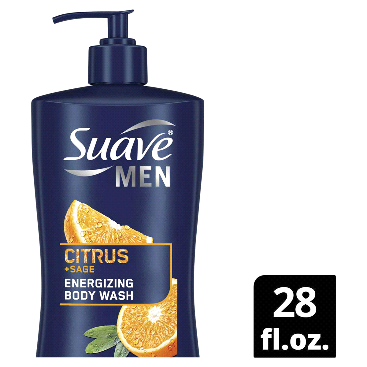 Suave Men Body Wash Citrus & Sage 28 oz 