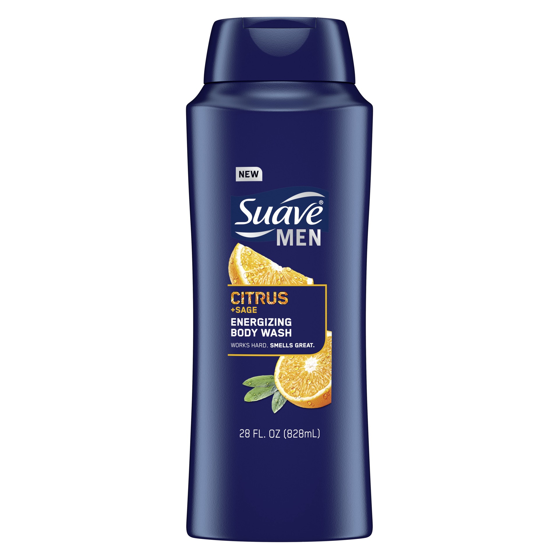 slide 1 of 4, Suave Men Body Wash Citrus & Sage, 28 oz, 28 oz