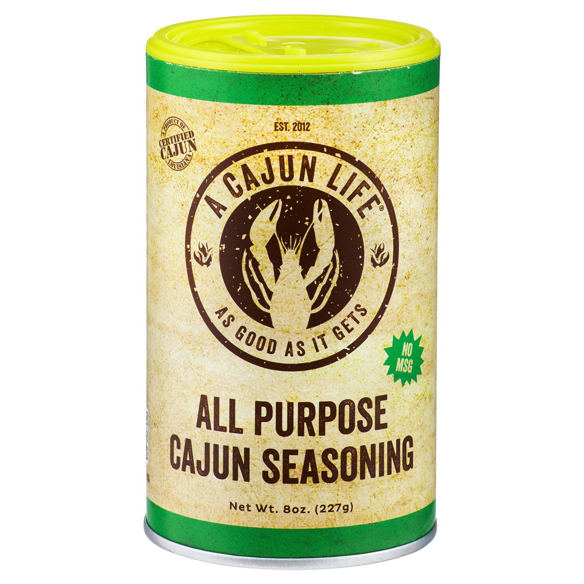 slide 1 of 1, A Cajun Life Seasoning 8 oz, 8 oz