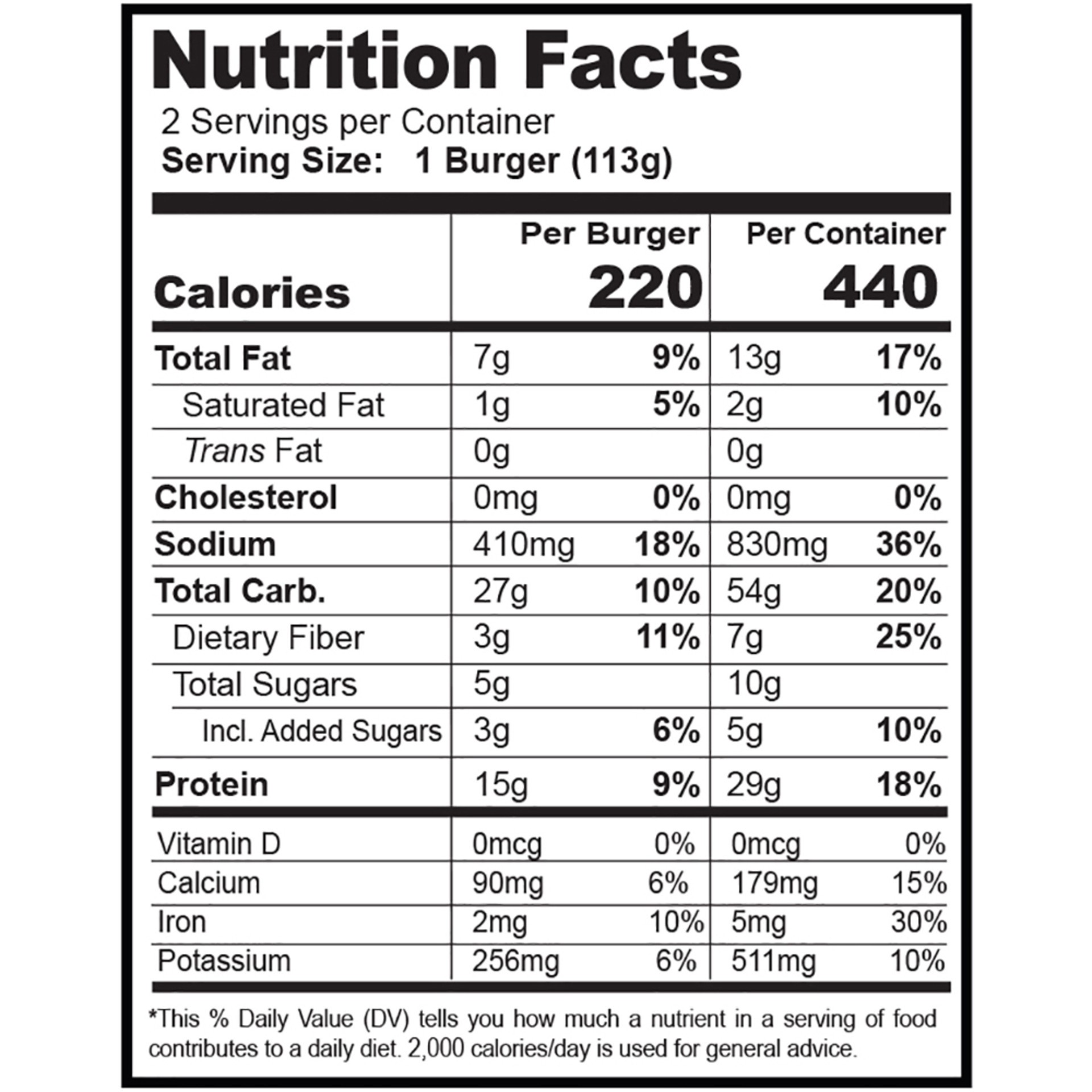 slide 2 of 2, Sweet Earth Natural Foods Vegan Teriyaki Veggie Burger, 8 oz