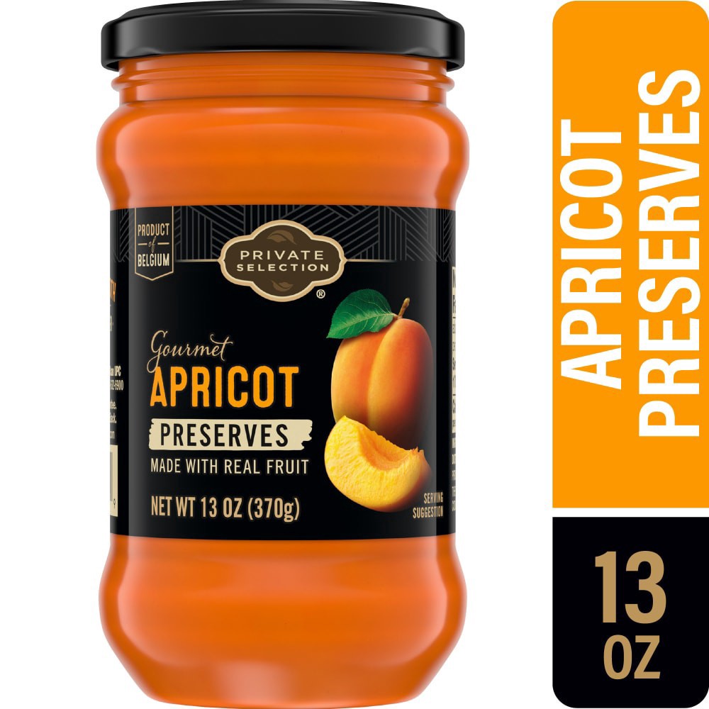 slide 1 of 5, Private Selection Apricot Preserves, 13 oz