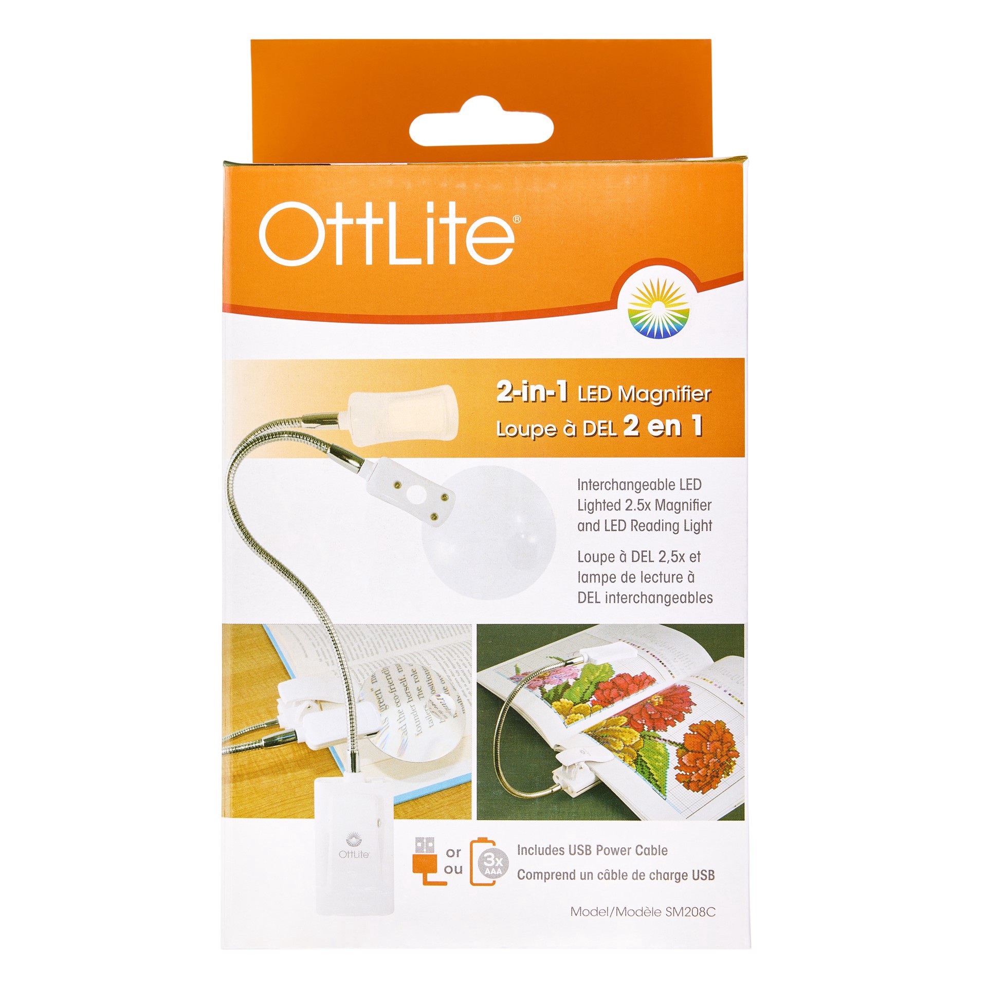 slide 4 of 7, Ott Lite Ottlite 2 In 1 Interchangeable Light, 5 in