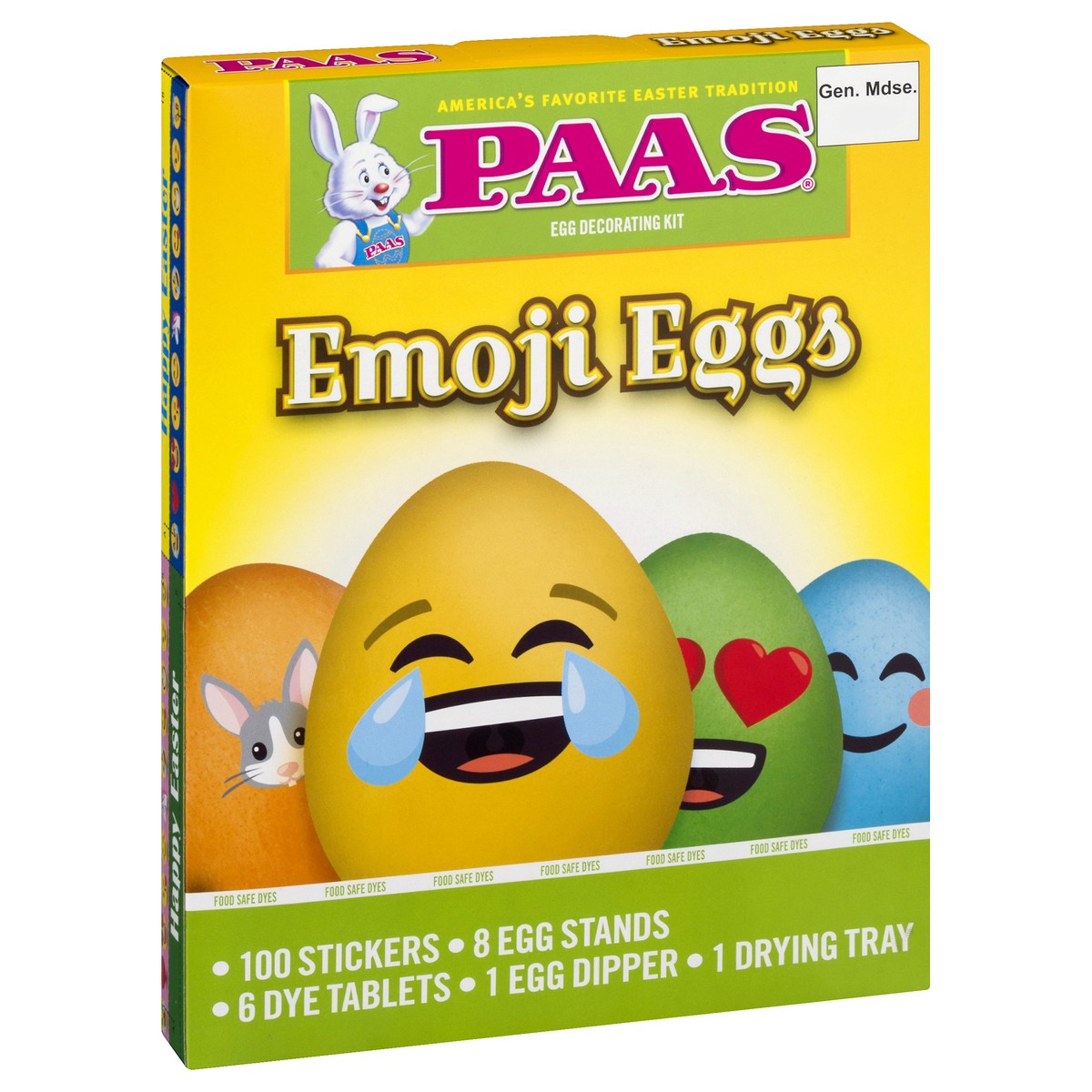 slide 2 of 9, Paas Emoji Eggs Kit, 1 ct