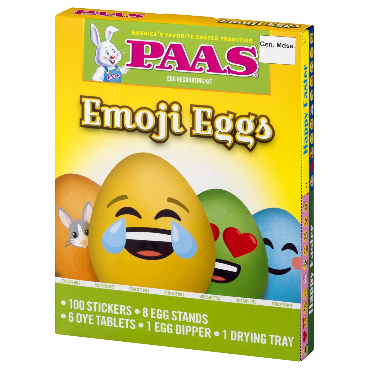 slide 3 of 9, Paas Emoji Eggs Kit, 1 ct