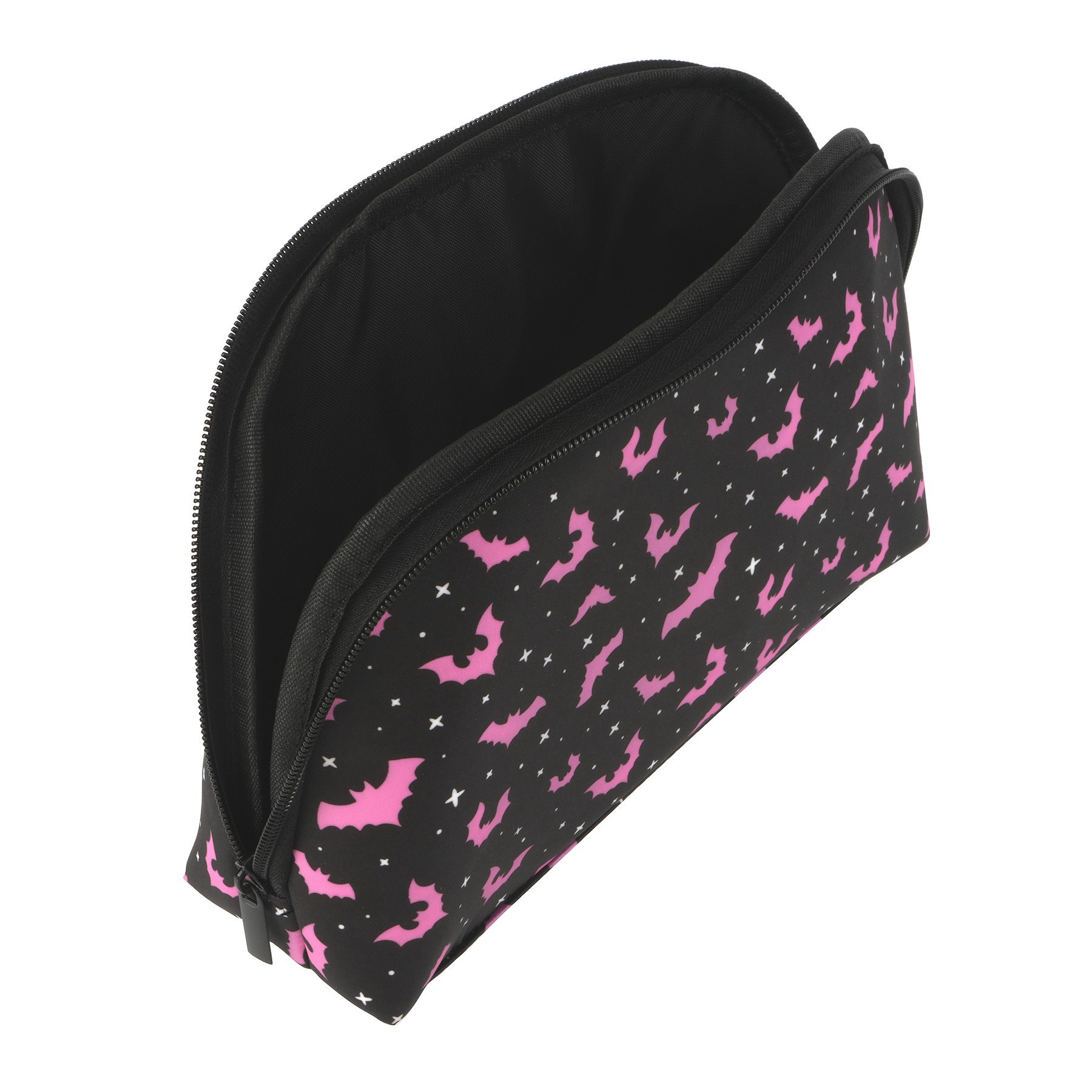 slide 2 of 2, 9.25" Bat Cosmetic Bag By Ashland, 6.5 in x 9.25 in x 3 in