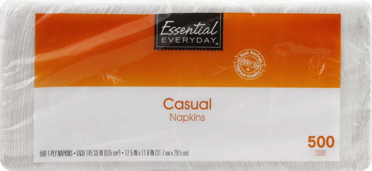 slide 4 of 6, Essential Everyday Napkins, 500 ct