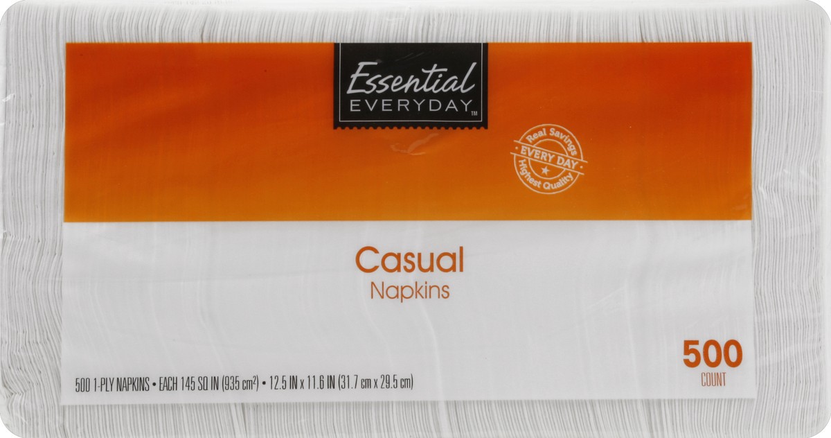 slide 2 of 6, Essential Everyday Napkins, 500 ct