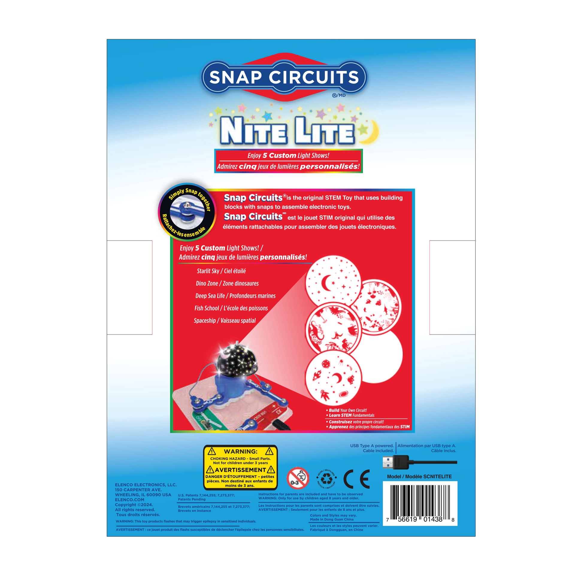 slide 3 of 4, Elenco Electronics Elenco Snap Circuit Nite Lite Kit, 1 ct