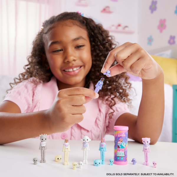 slide 5 of 17, Mini BarbieLand Cutie Reveal Assortment, 1 ct