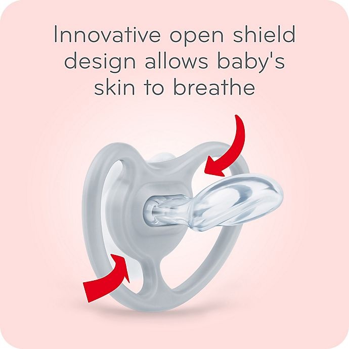 slide 4 of 6, NUK Space&trade Orthodontic, 0-6 Months, Pacifiers, 2 ct