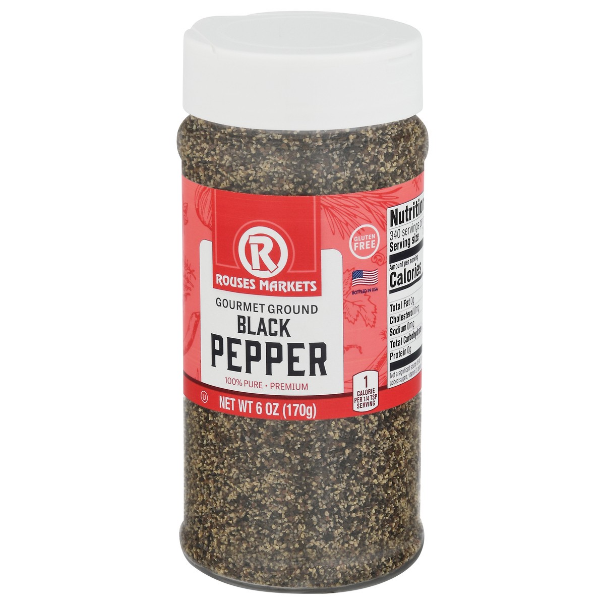 slide 4 of 14, Rouses Markets Gourmet Ground Black Pepper 6 oz, 6 oz