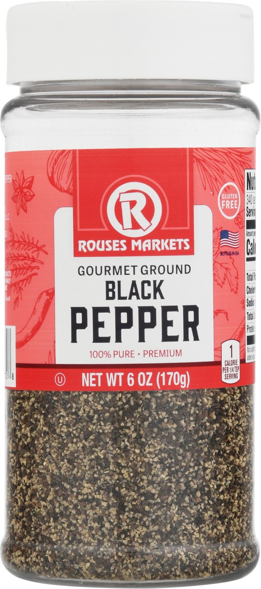 slide 6 of 14, Rouses Markets Gourmet Ground Black Pepper 6 oz, 6 oz