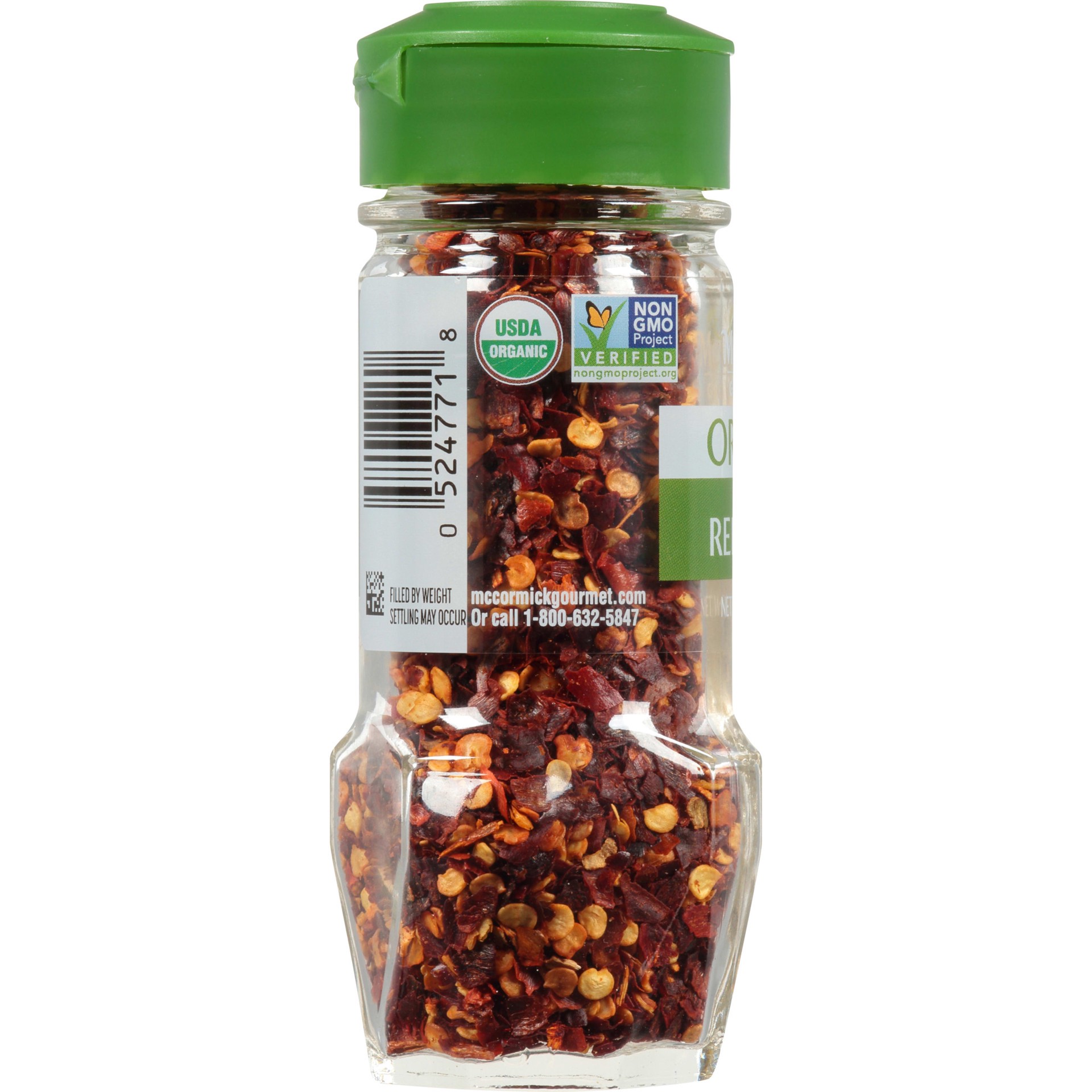 slide 4 of 4, McCormick Gourmet Organic Crushed Red Pepper, 1.12 oz, 1.12 oz