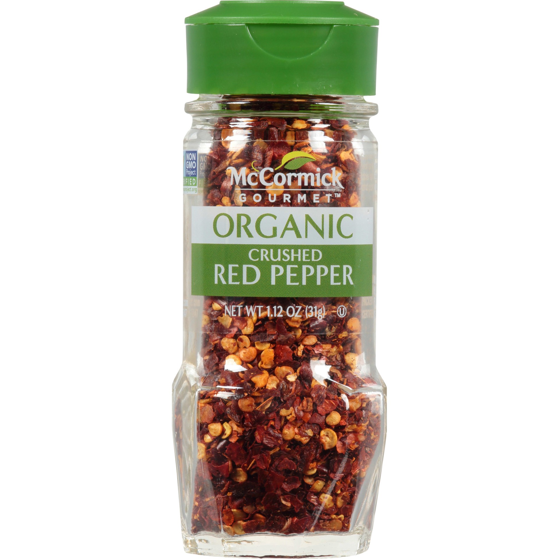 slide 1 of 4, McCormick Gourmet Organic Crushed Red Pepper, 1.12 oz, 1.12 oz