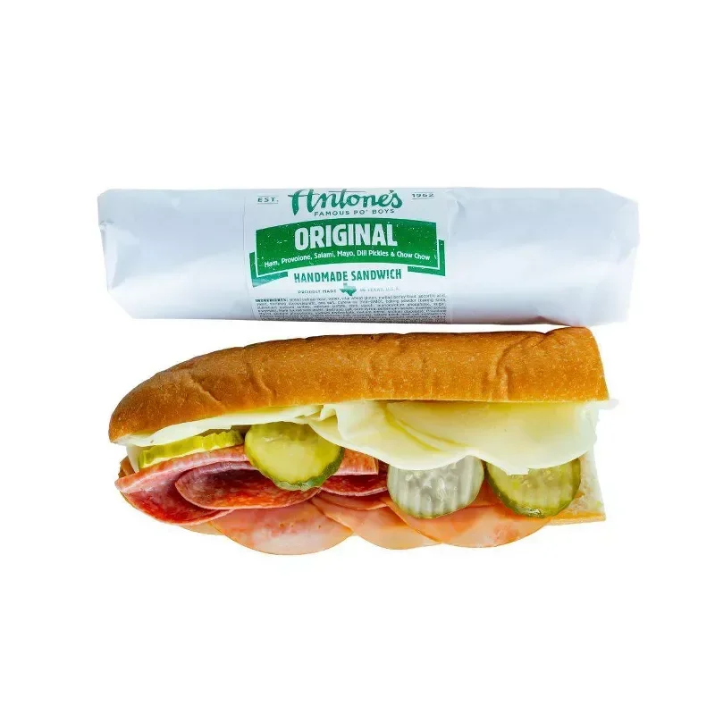slide 1 of 4, Antone's Regular Po-Boy Sandwich, 8 oz
