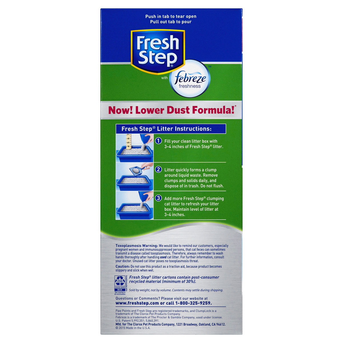 slide 12 of 13, Fresh Step Cat Litter, 25 lb