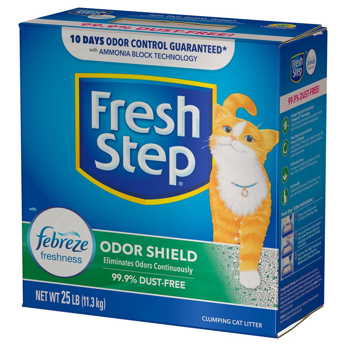 slide 7 of 13, Fresh Step Cat Litter, 25 lb