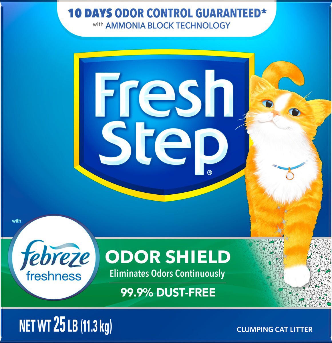 slide 6 of 13, Fresh Step Cat Litter, 25 lb