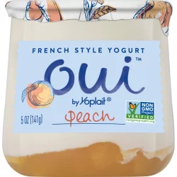Yoplait Peach Flavored French Style Yogurt