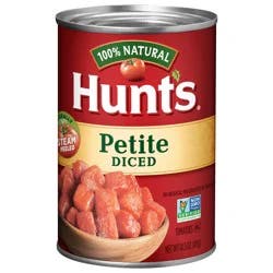 Hunt's 100% Natural Petite Diced Tomatoes