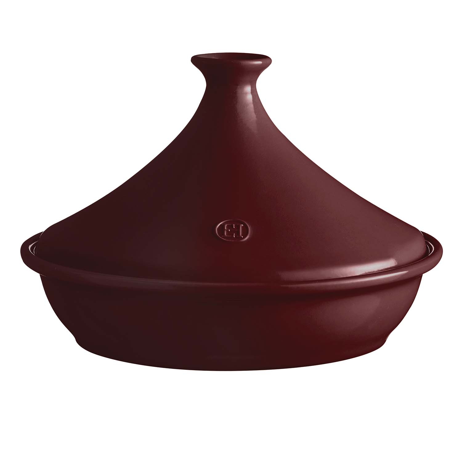 slide 1 of 1, Emile Henry Flame Ceramic Tagine, Fig, 2.6 qt