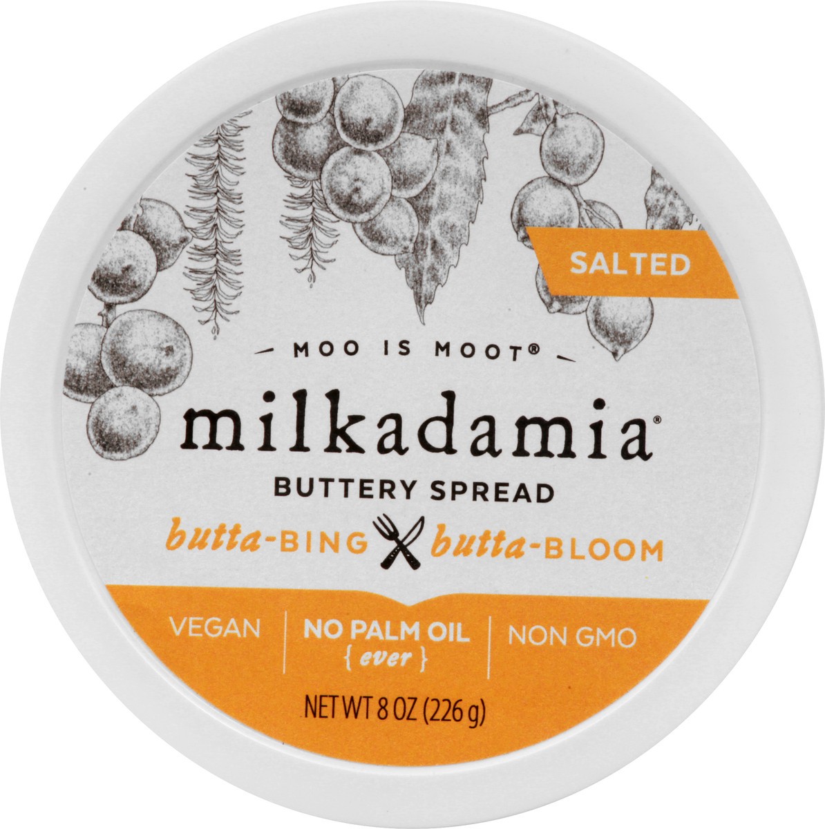 slide 11 of 11, Milkadamia Butter Salted Spread 8 Oz, 8 oz