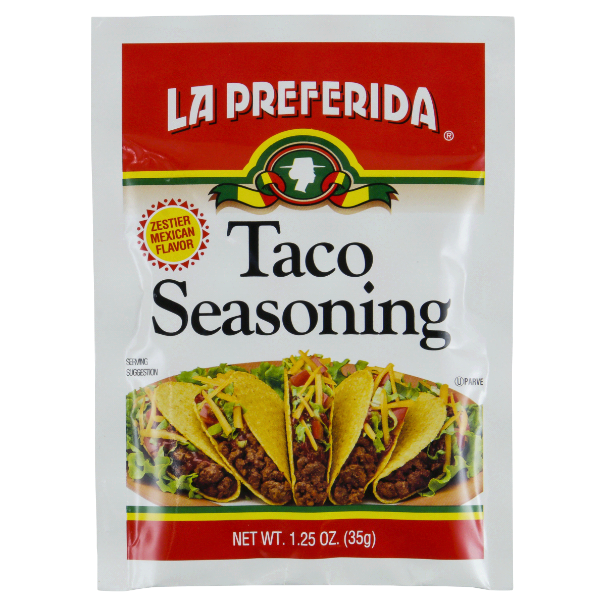 slide 1 of 2, La Preferida Taco Seasoning, 1.25 oz