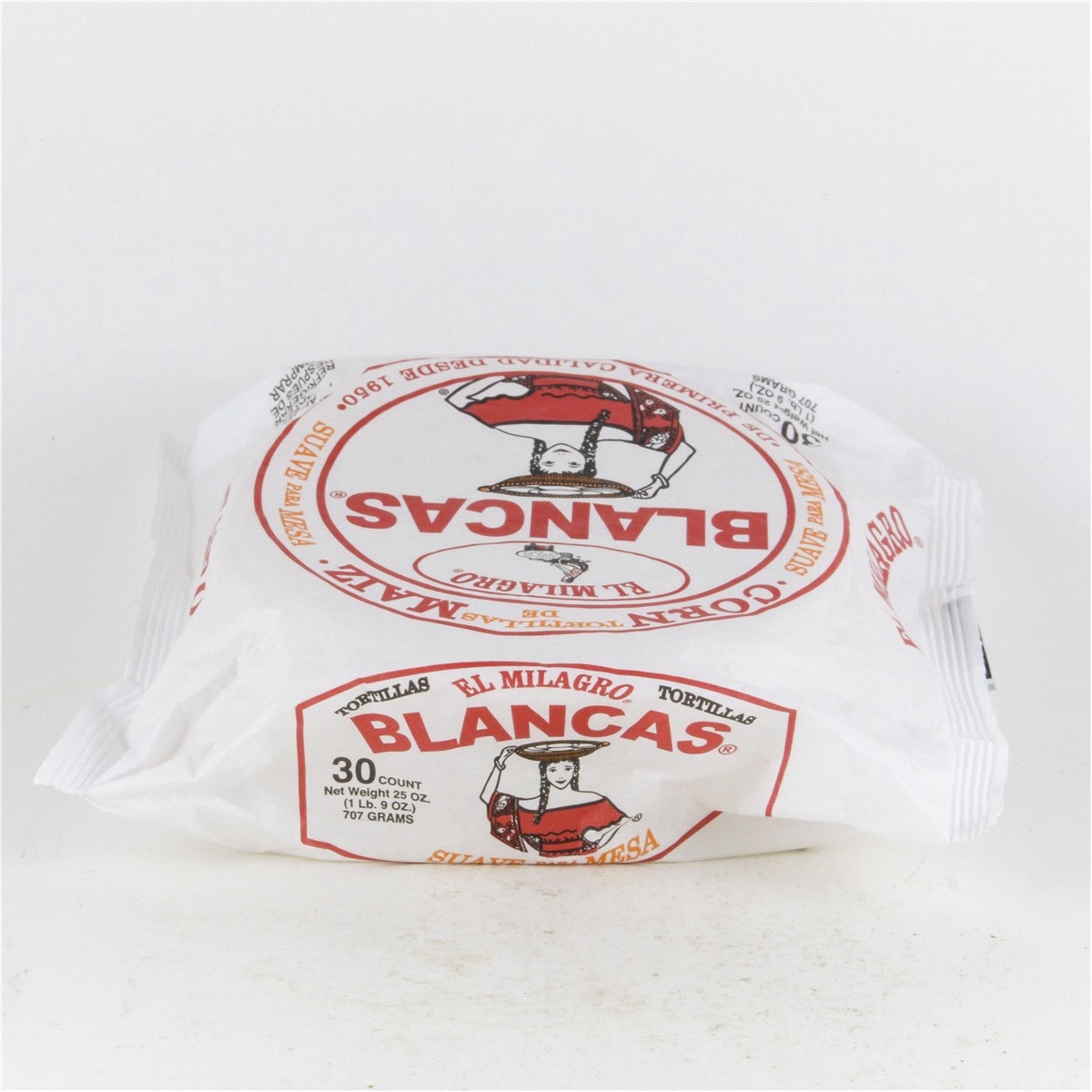 slide 8 of 13, El Milagro El Blancas Corn Tortillas, 25 oz