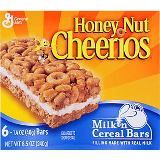 General Mills Cheerios Honey Nut Milkn Cereal Bars 6 Ct Shipt 