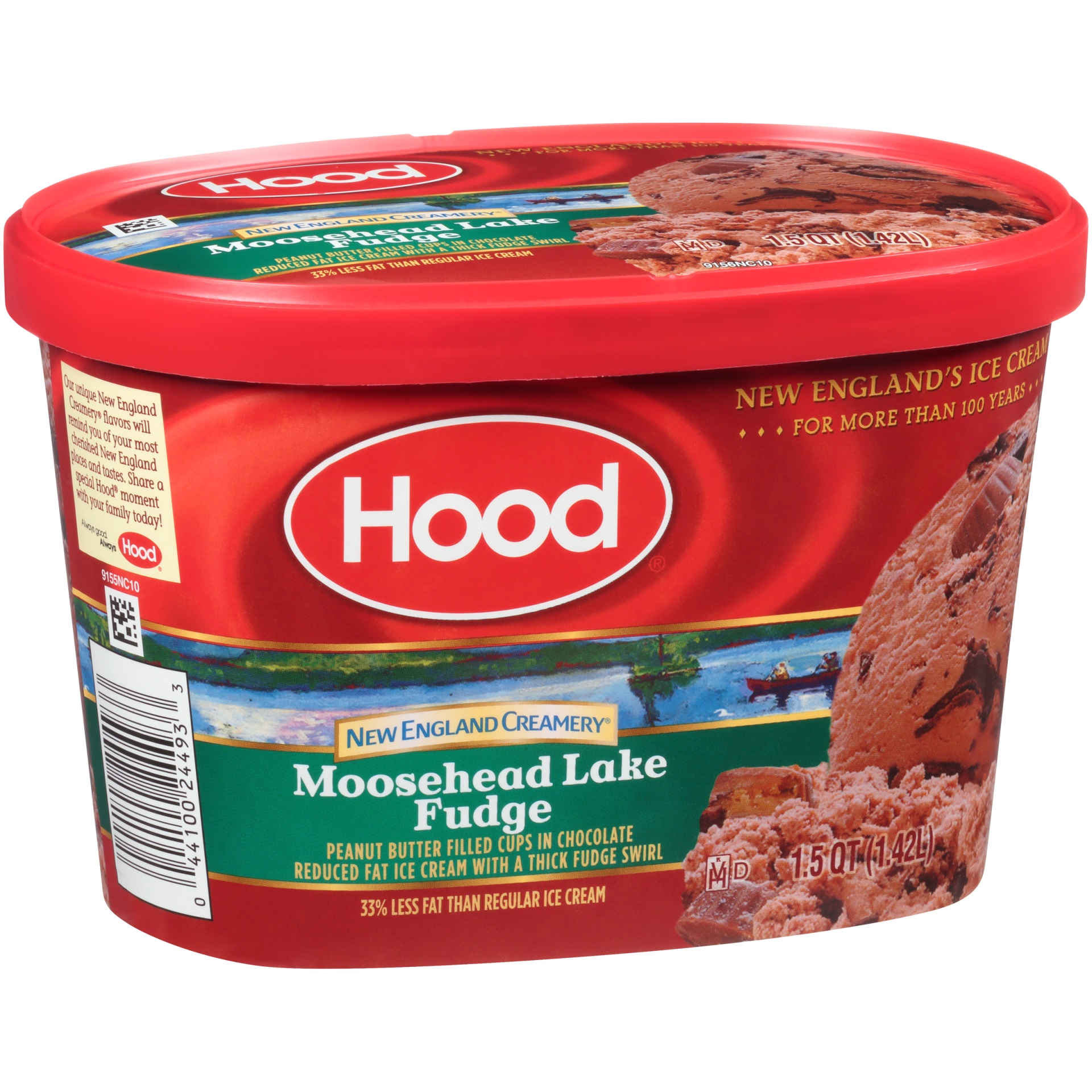 slide 2 of 7, Hood New England Creamery Moosehead Lake Fudge, 48 oz