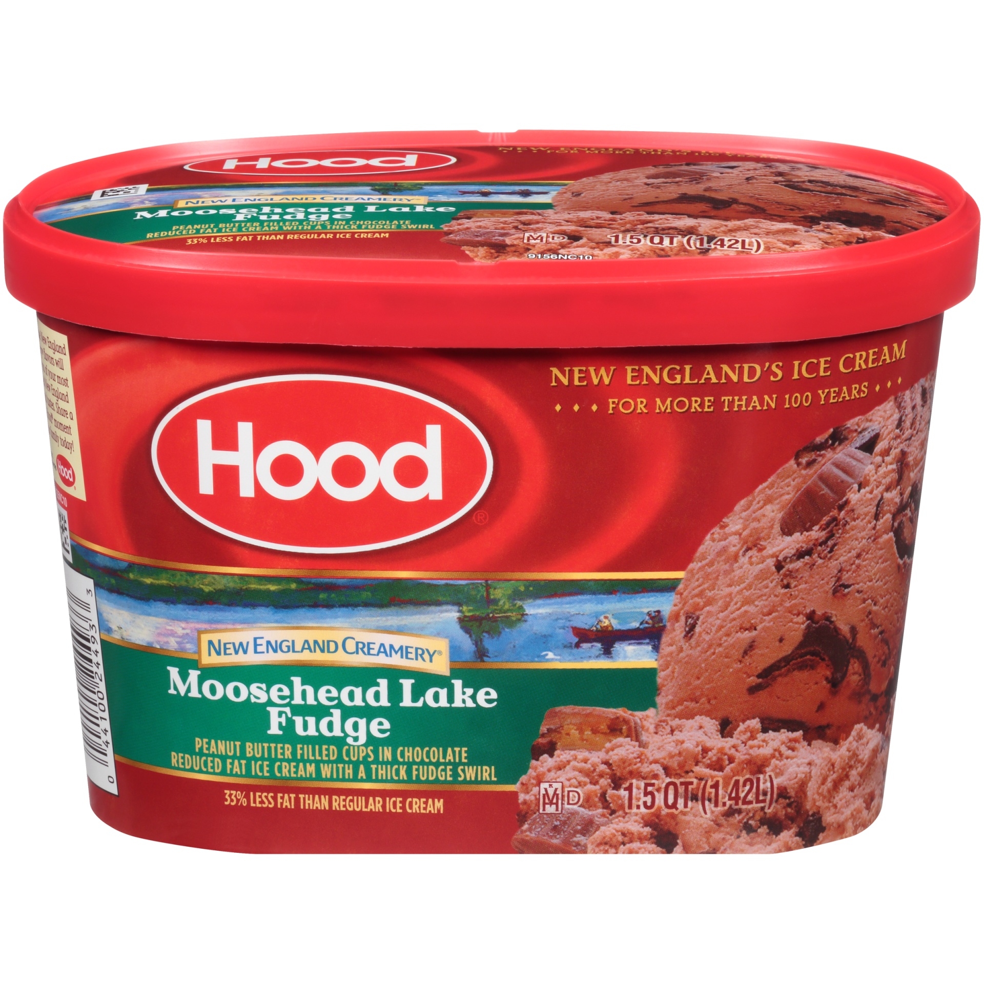 slide 1 of 7, Hood New England Creamery Moosehead Lake Fudge, 48 oz