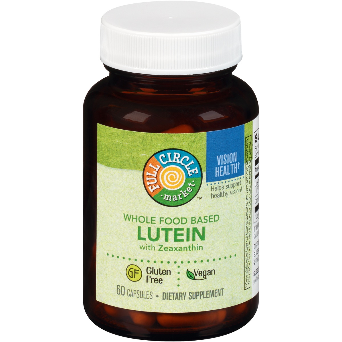 slide 1 of 1, Full Circle Market Lutein Dietary Supplement Capsules, 60 ct