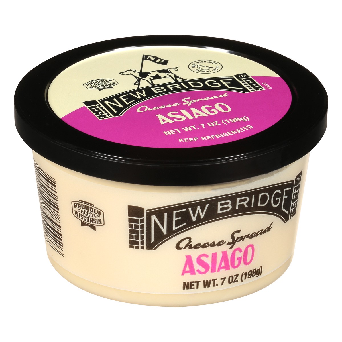 slide 6 of 9, New Bridge Cheese Spread, 7 oz