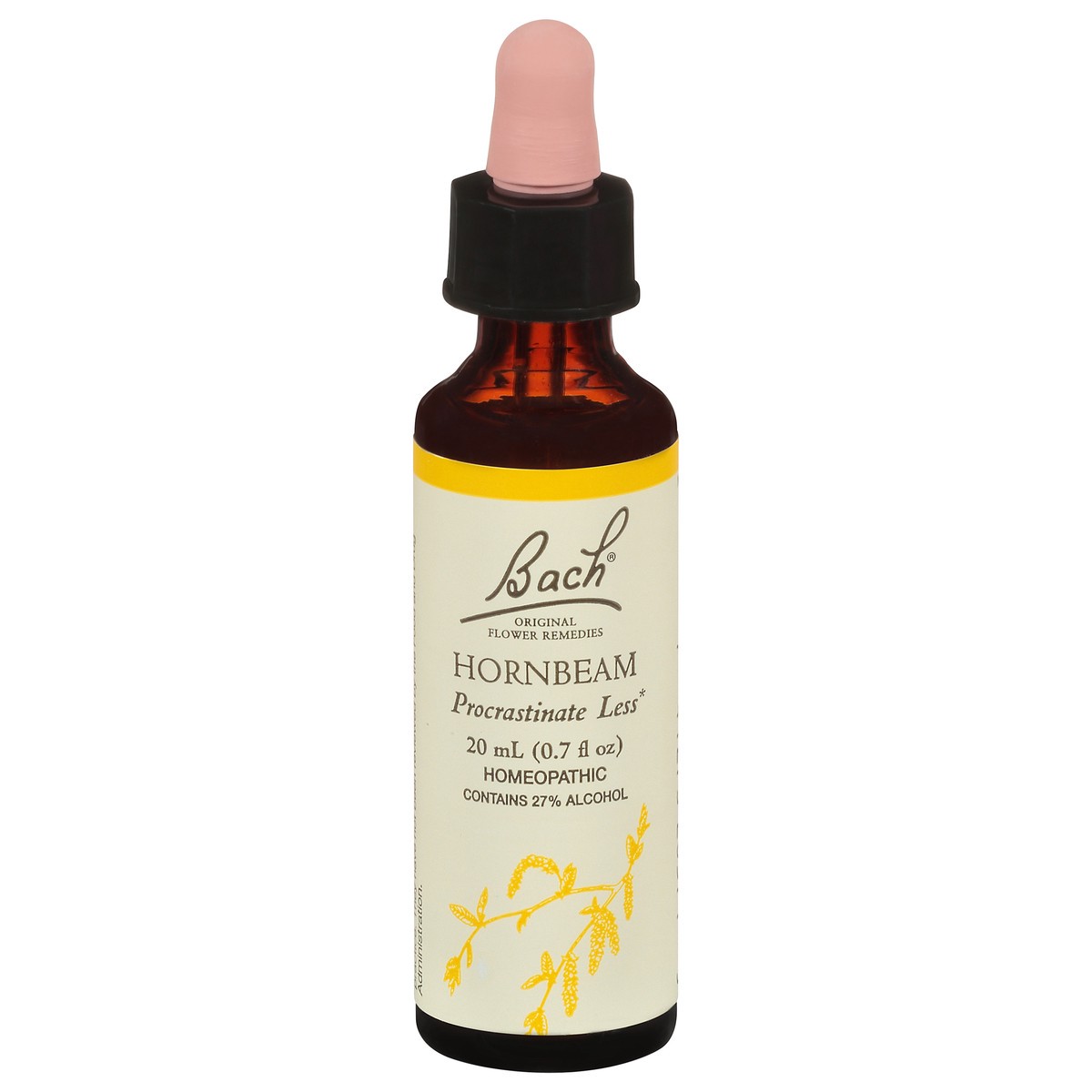 slide 1 of 1, Bach Flower Essence Hornbeam, 20 ml