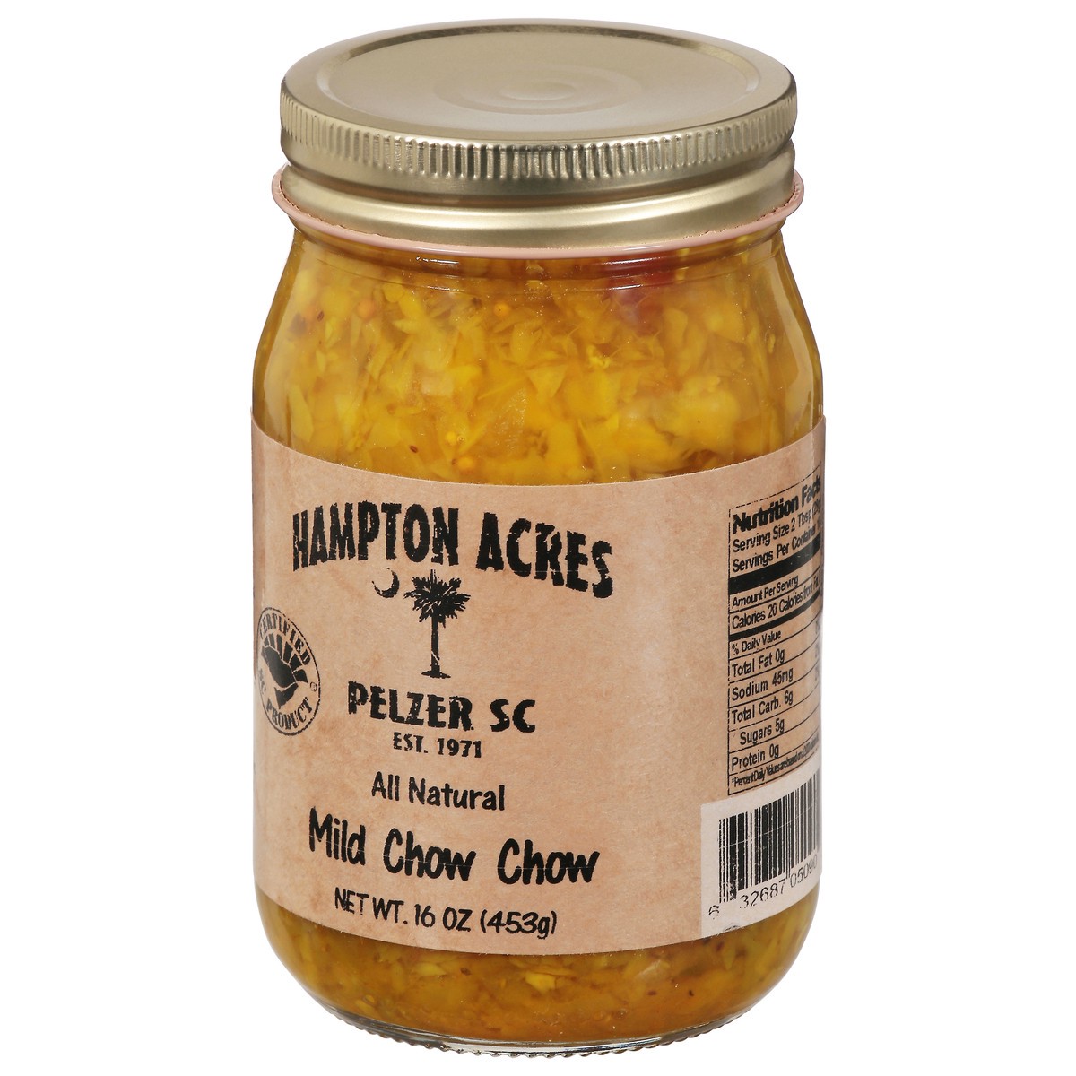 slide 12 of 15, Hampton Farms Mild Chow Chow, 16 oz