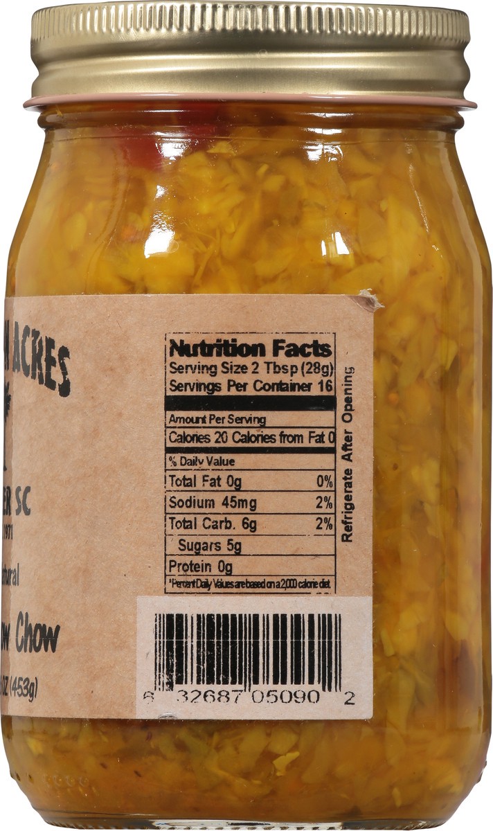 slide 6 of 15, Hampton Farms Mild Chow Chow, 16 oz