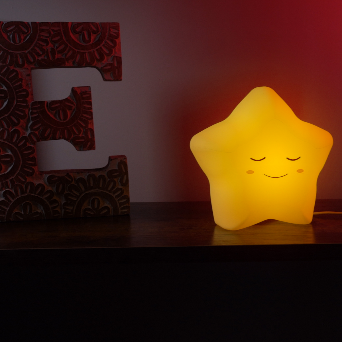 slide 2 of 2, Globe LED Rechargeable Star Tap Light, 1 ct