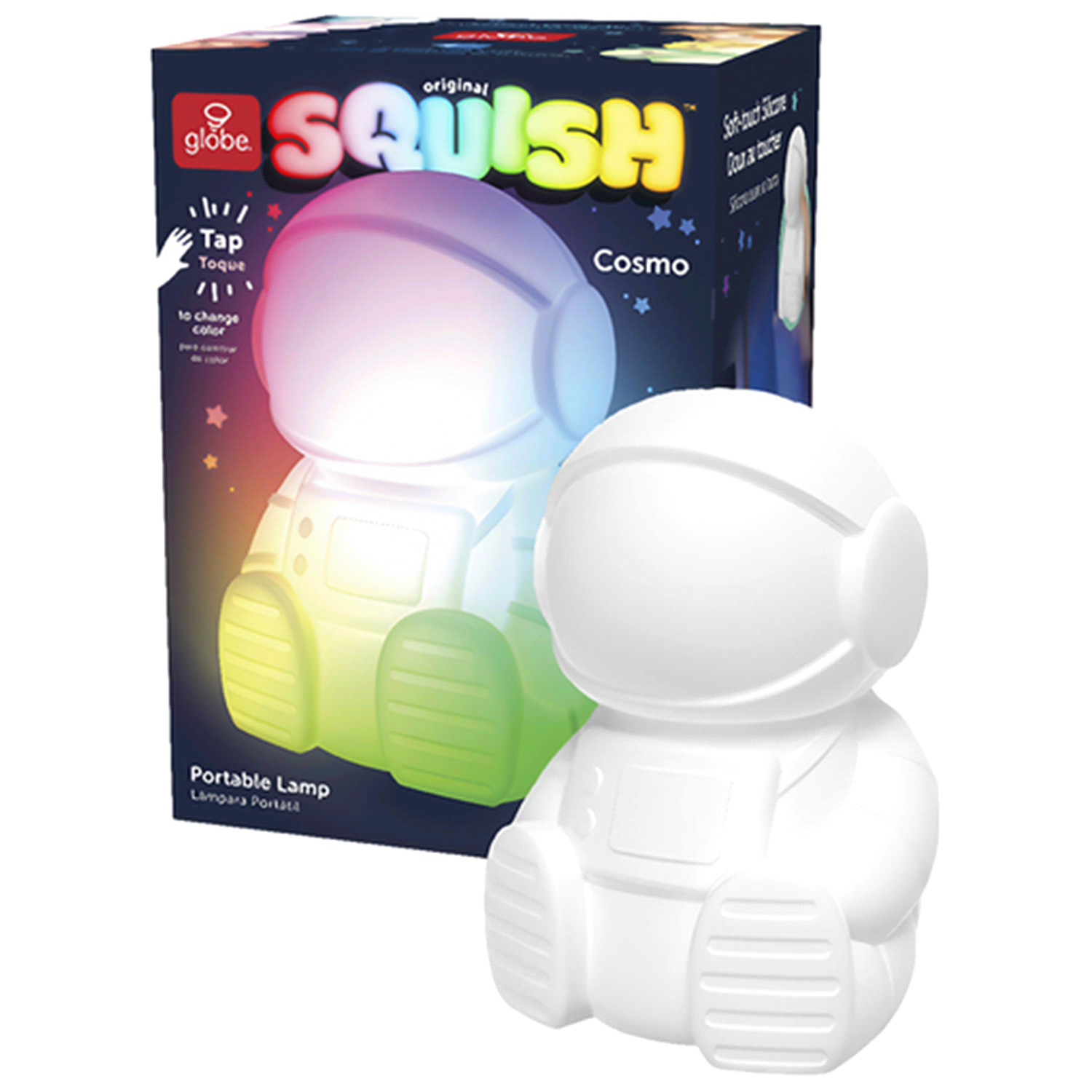 slide 1 of 2, SQUISH Astronaut Tap Light, 1 ct