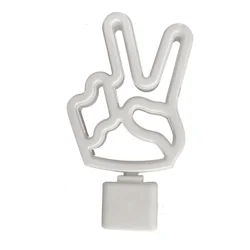 Globe Electric LED Peace Sign Neon NL White Light Auto on/off PDQ 6 units