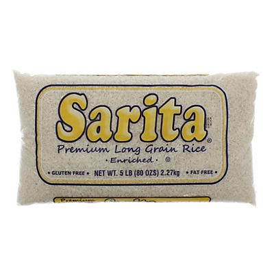 slide 1 of 1, Sarita Premium Enriched Long Grain Rice, 5 lb