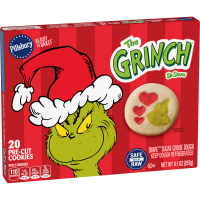 slide 7 of 13, Pillsbury Dr. Seuss The Grinch Shape Sugar Cookie Dough 20 Count, 9.1 OZ, 20 ct; 9.1 oz