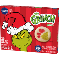 slide 4 of 13, Pillsbury Dr. Seuss The Grinch Shape Sugar Cookie Dough 20 Count, 9.1 OZ, 20 ct; 9.1 oz