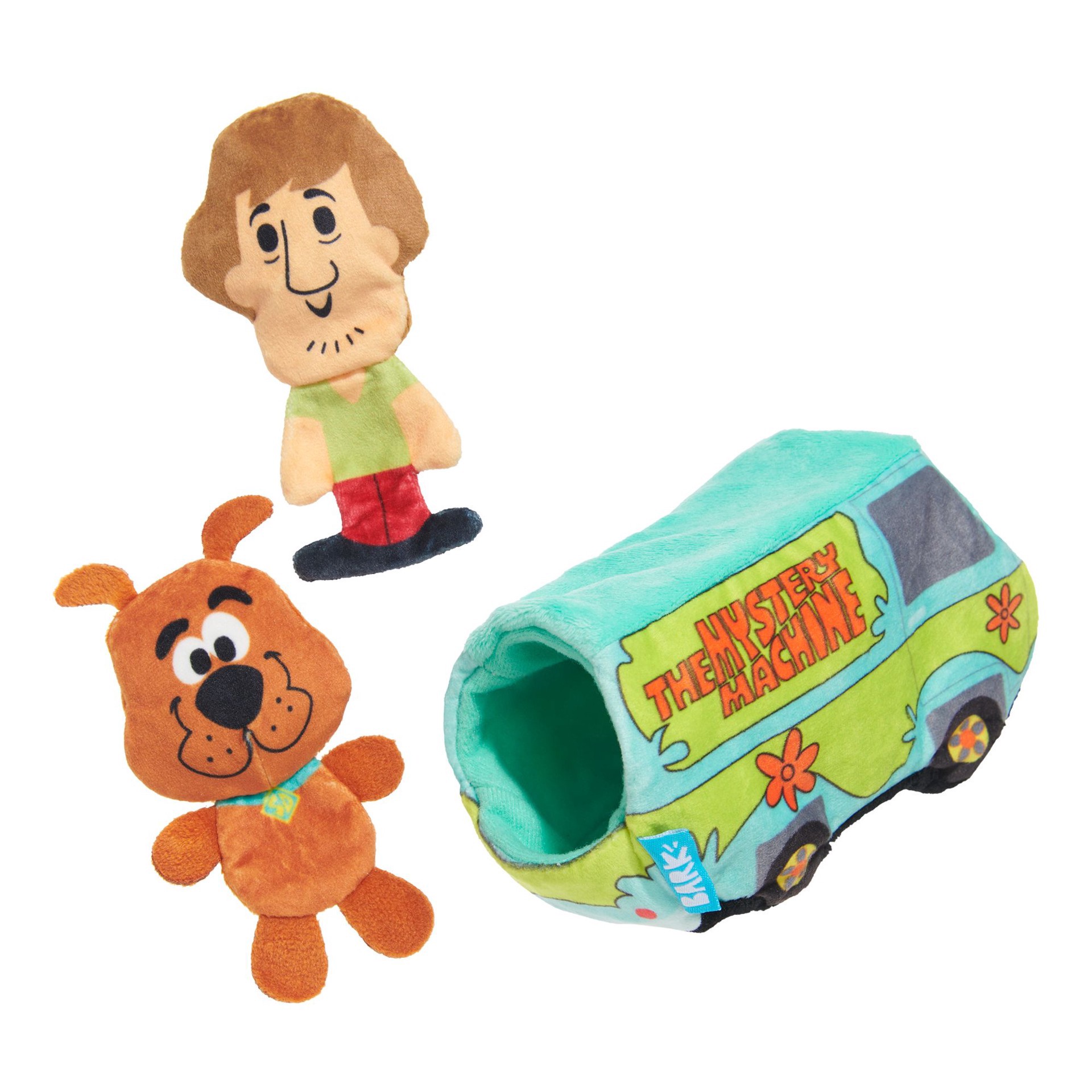 slide 1 of 1, Bark Box Scooby Doo Mystery Machine Dog Toy 3 Count, 1 ct